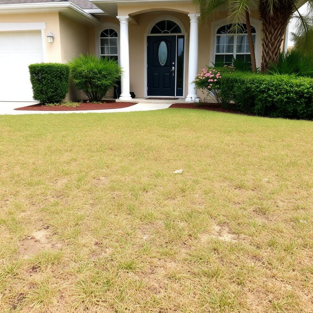 Fresh Sod Installation — before